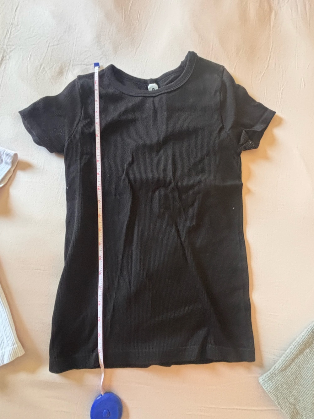 3-Piece Ribbed Knit Top Bundle | Gray, White & Black | Square & Crew Neck Basics - Picture 3 of 8
